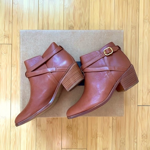 Sezane Montana Ankle Wrap Boots 6M - Picture 2 of 11